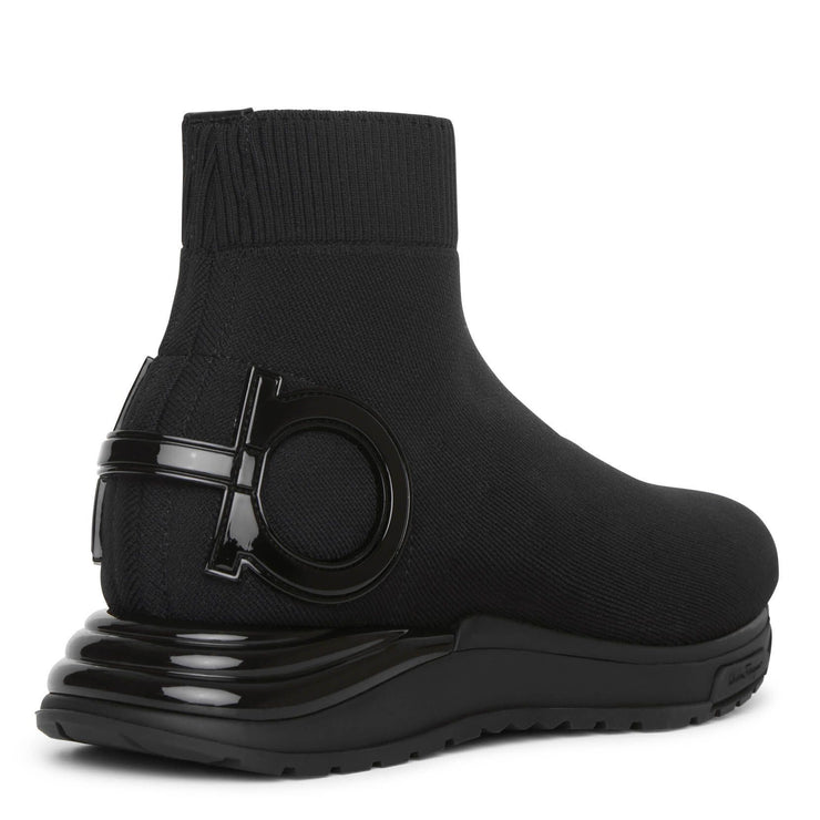 Gancini black sneakers