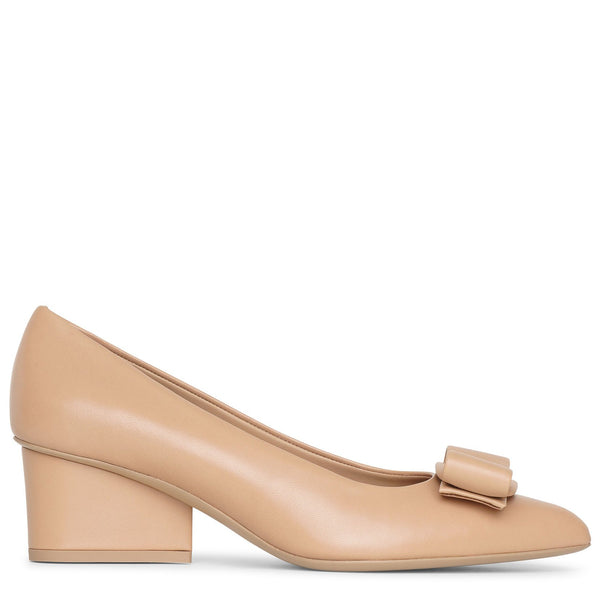 Ferragamo | Viva 55 almond pumps | Savannahs