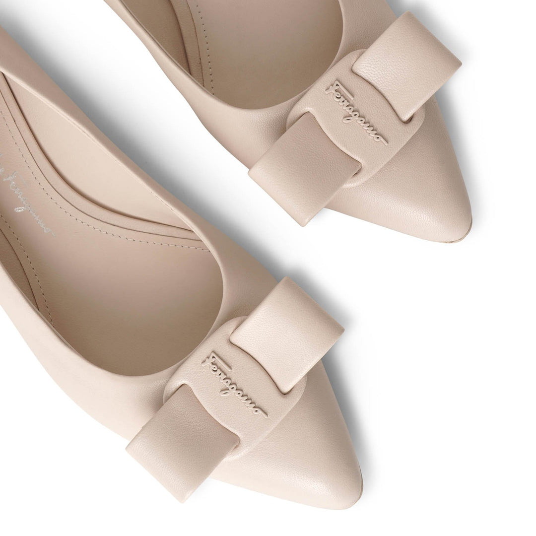 Ferragamo | Viva bone flat pumps | Savannahs