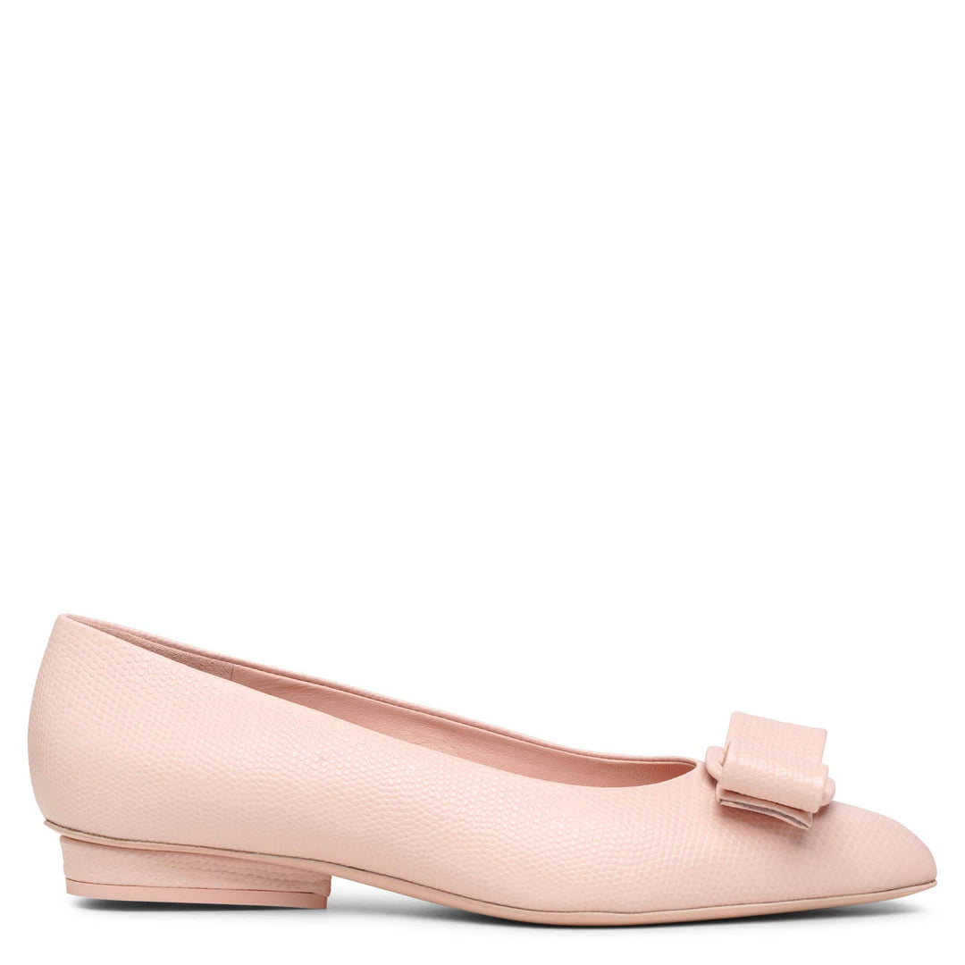 Ferragamo | Viva powder rose flats | Savannahs