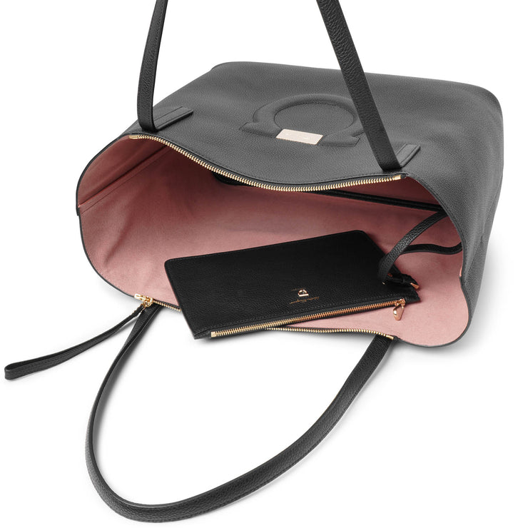 Salvatore Ferragamo: Saffiano Leather Tote Bag – Closet NV Shop