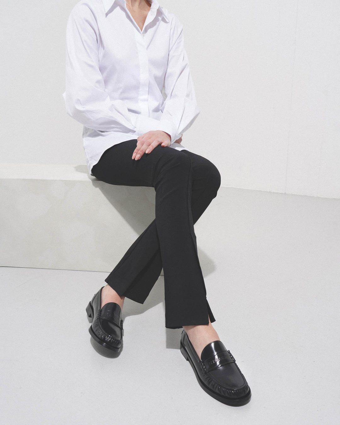 Ferragamo | Irina black leather loafers | Savannahs