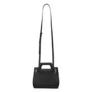 Wanda mini black satin bag