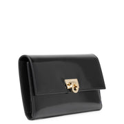 Wanda black continental wallet clutch
