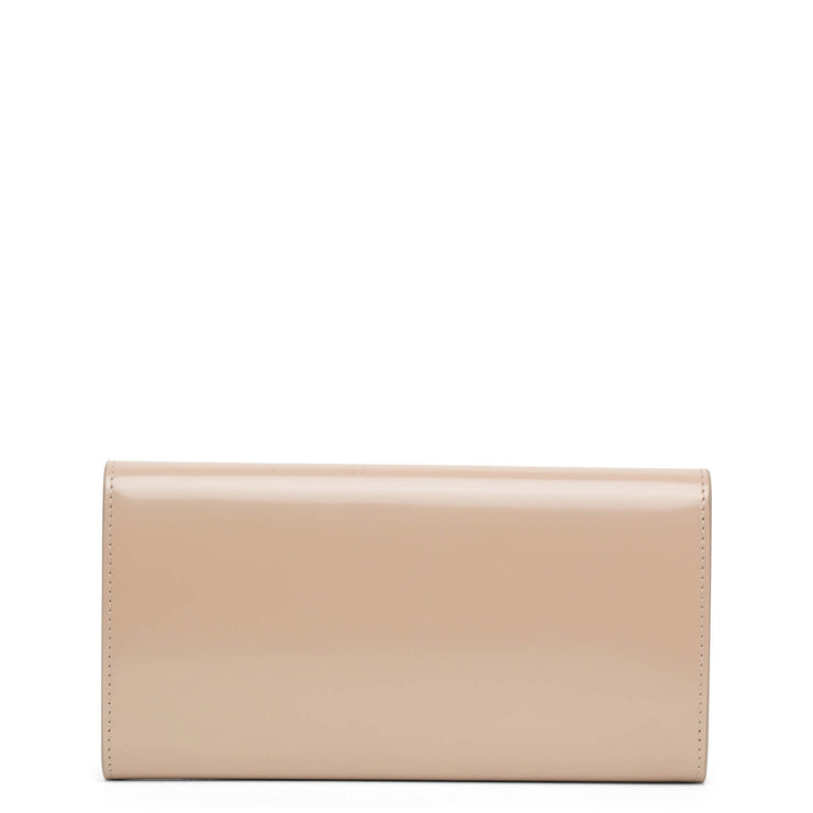 Wanda beige continental wallet clutch