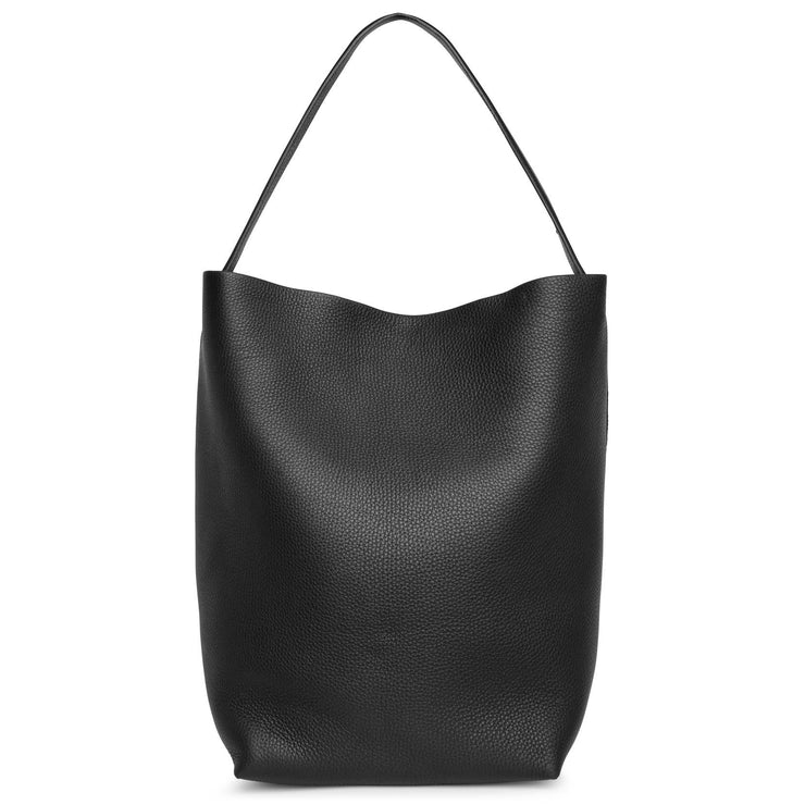 The Row | Large N/S black leather park tote bag | Savannahs