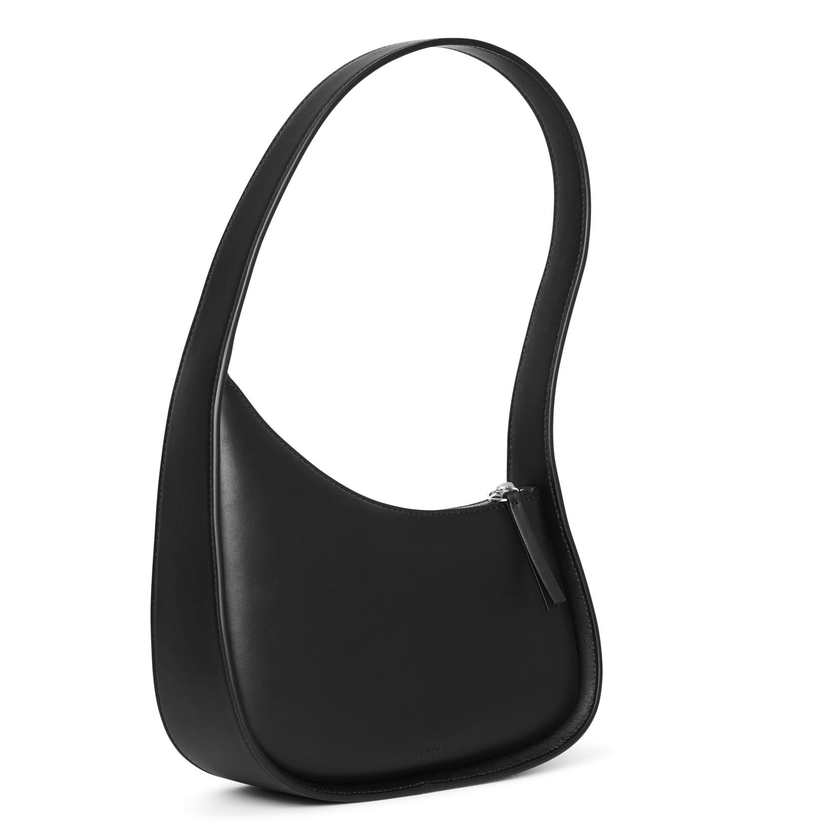 Half Moon leather shoulder bag