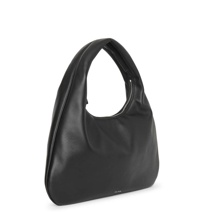 Everyday Small black leather shoulder bag