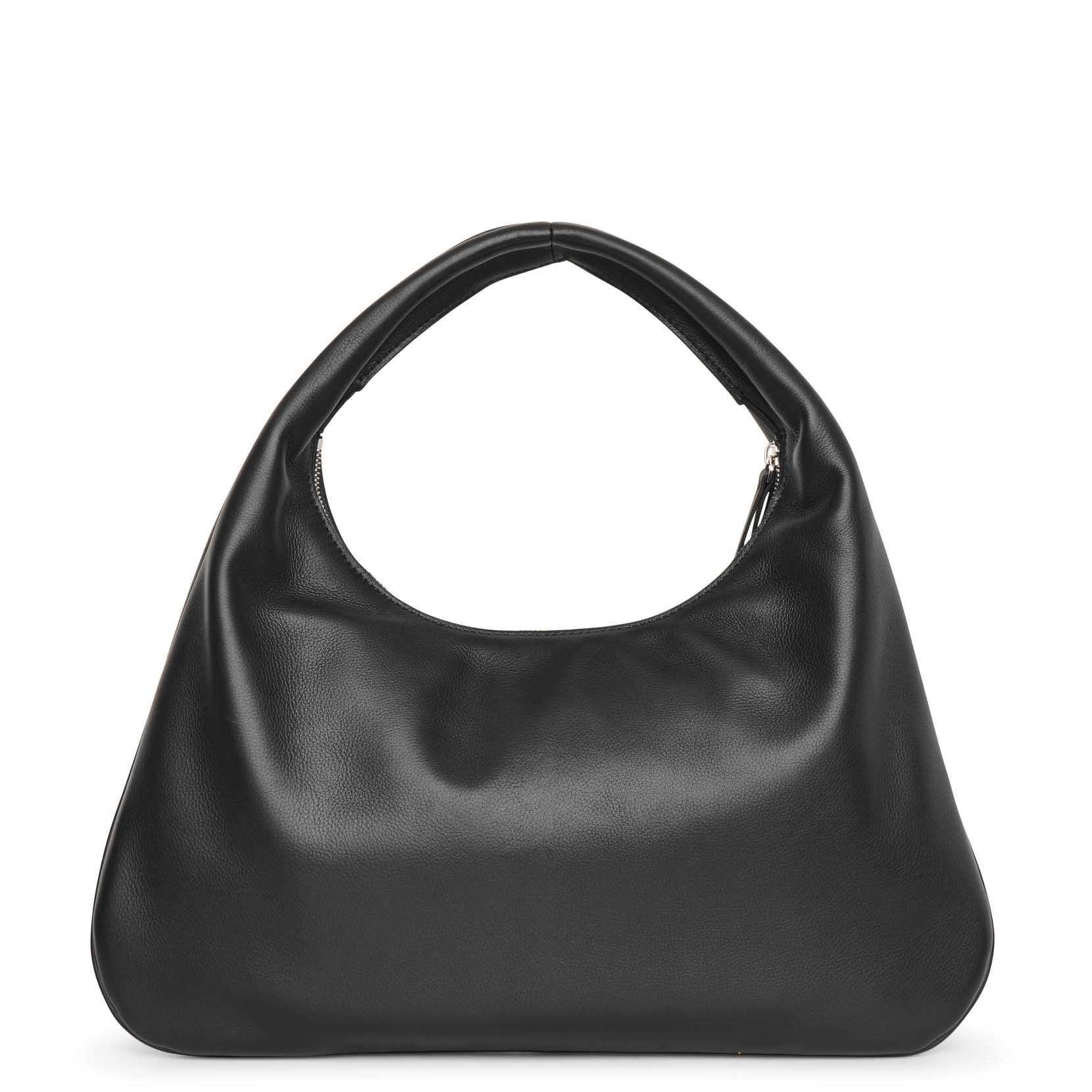 The Row Everyday Small black leather shoulder bag Savannahs