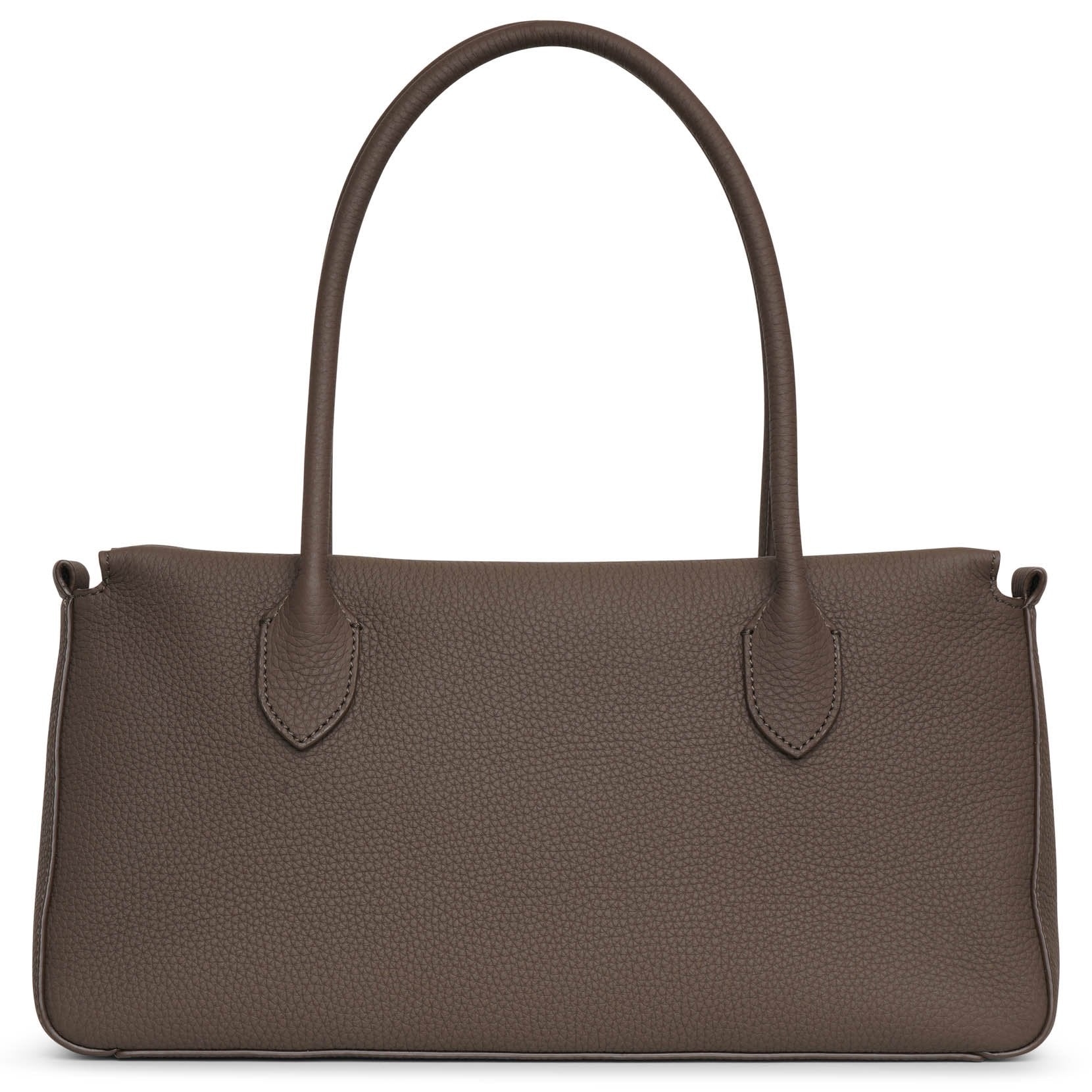 The Row E/W light brown top handle bag Savannahs