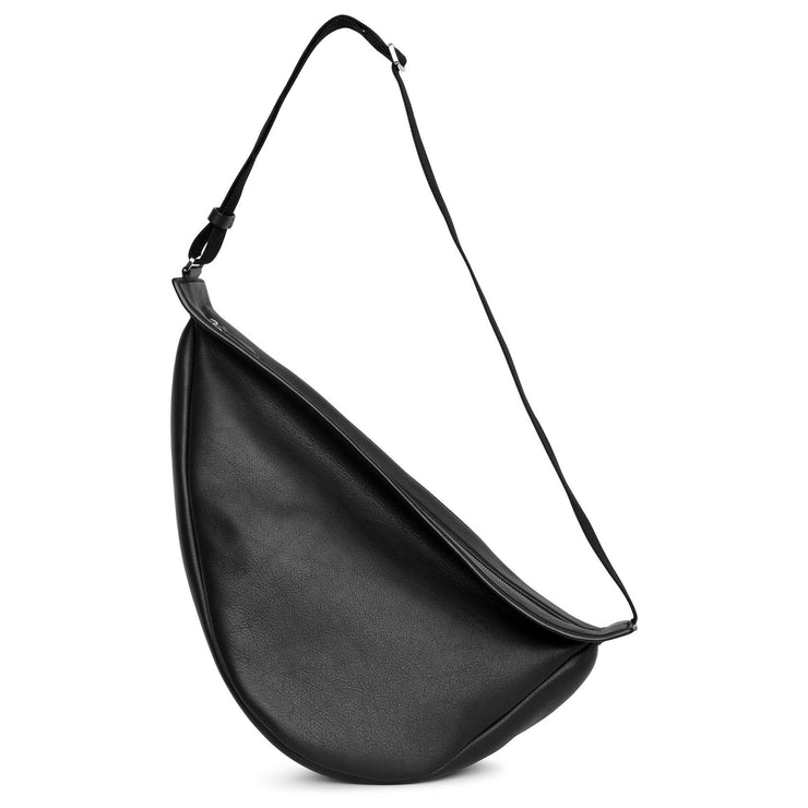 The Row Slouchy Banana Large Bag in Black Pld