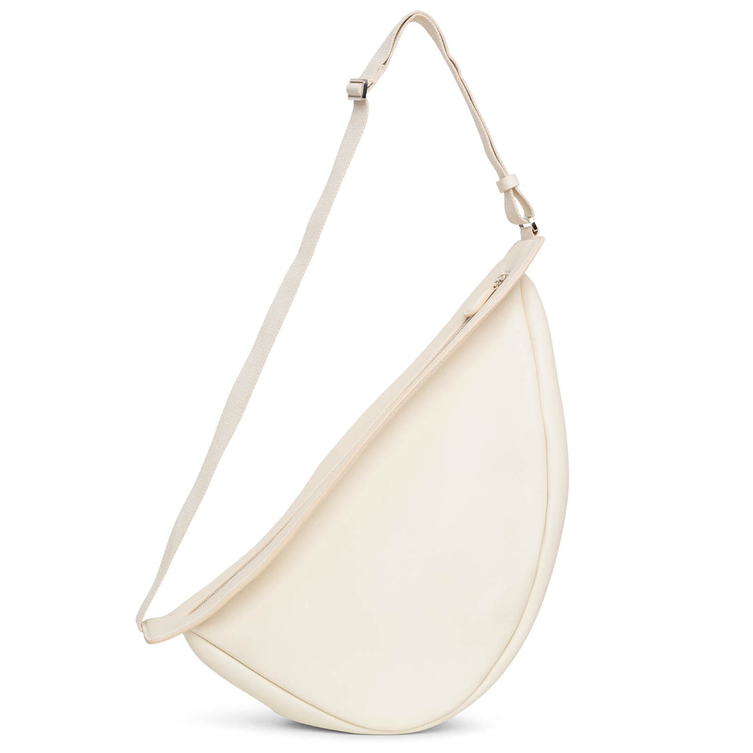 【洗練されたデザイン】THE ROW Slouchy Banana スモールバッグ Small Slouchy Banana Bag Black in Leather – The Row