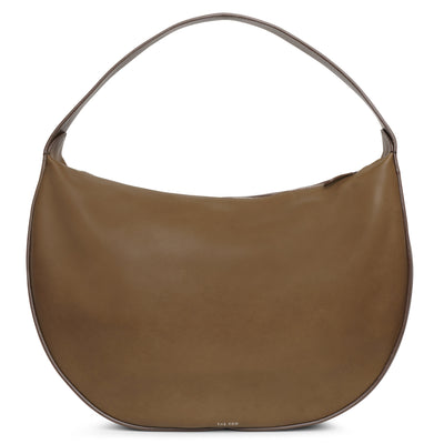 Allie brown leather shoulder bag