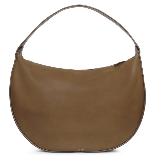 Allie Medium Leather Shoulder Bag in Brown - The Row