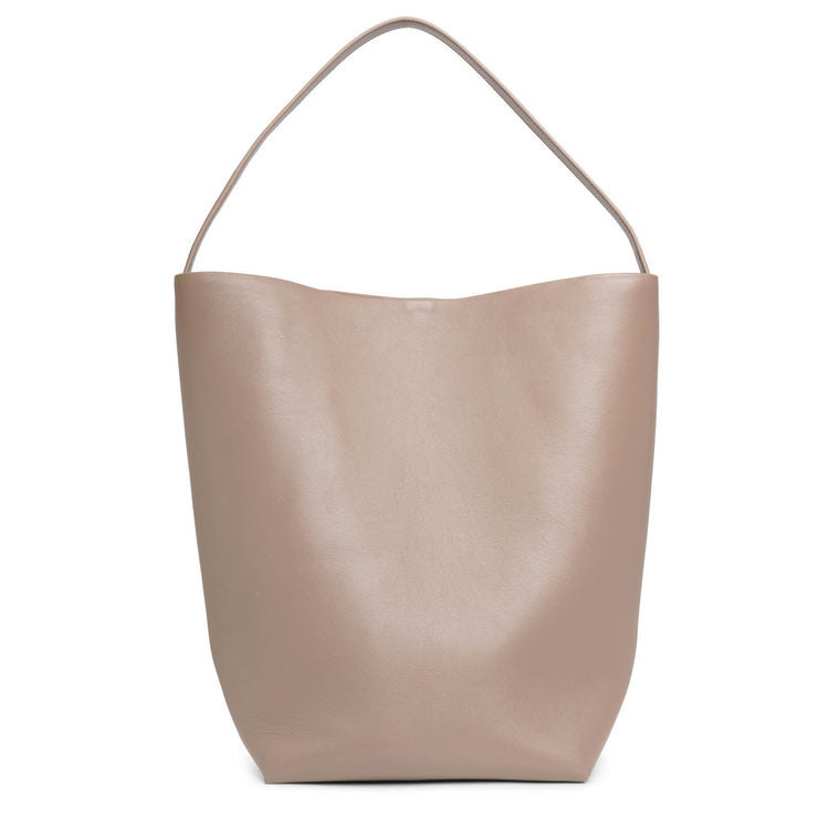 The Row, Bags, Brown Large Ns Park Tote Bag In Leather