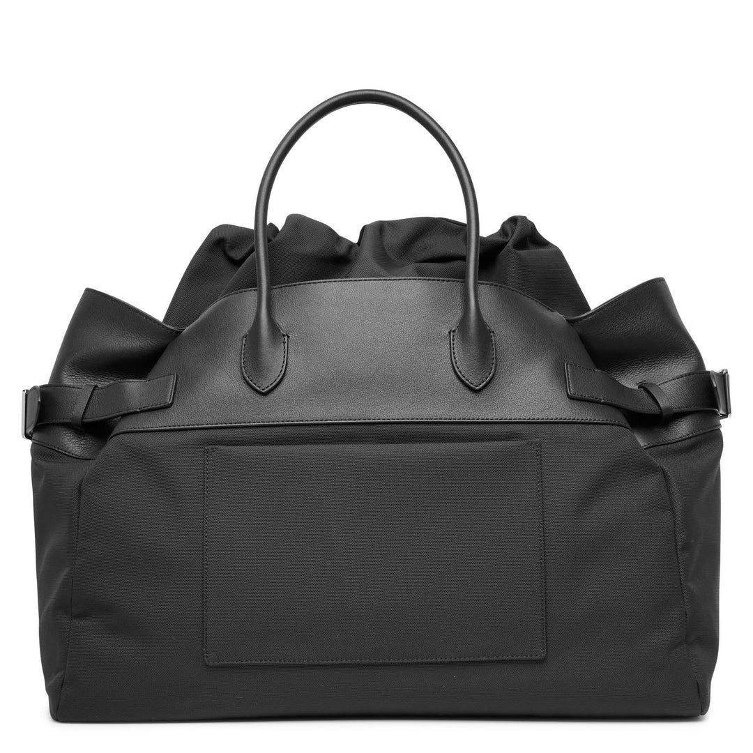 The Row | Margaux 17 inside out black nylon bag | Savannahs