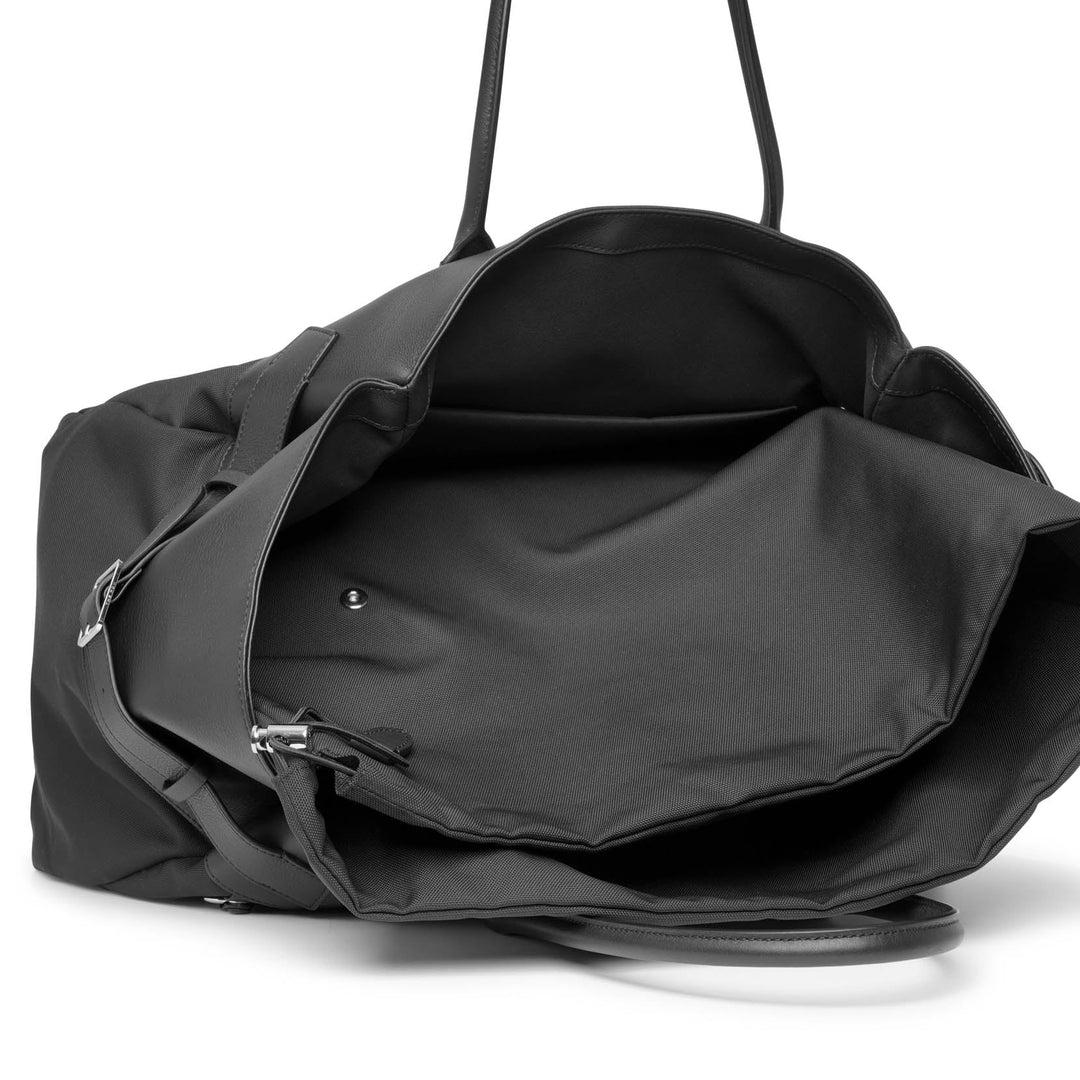 The Row | Margaux 17 inside out black nylon bag | Savannahs