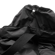 Drew black nylon duffel bag