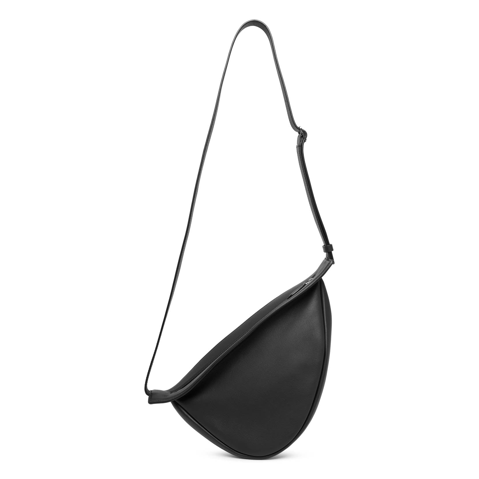 Slouchy banana small black shoulder bag