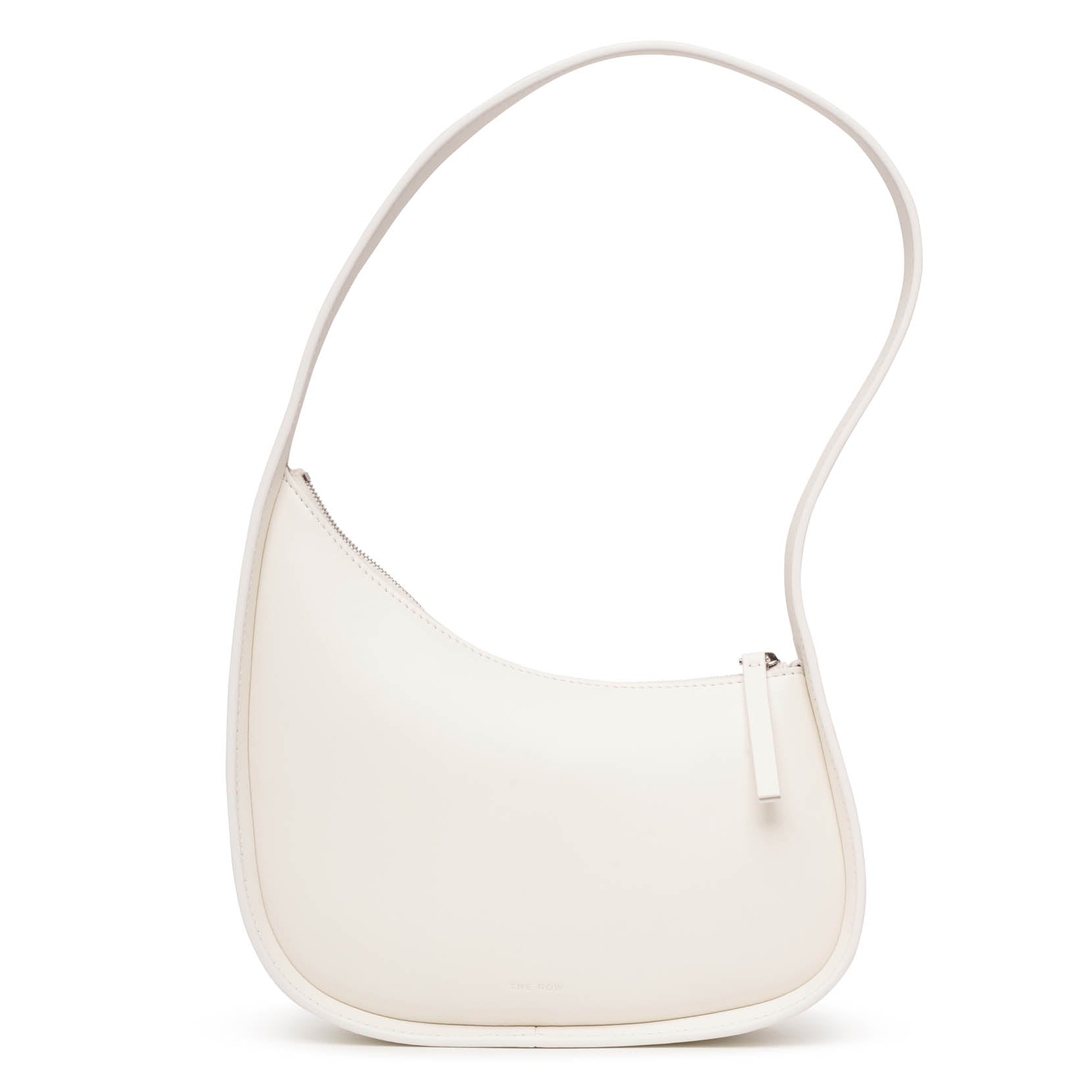 Half Moon ivory shoulder bag