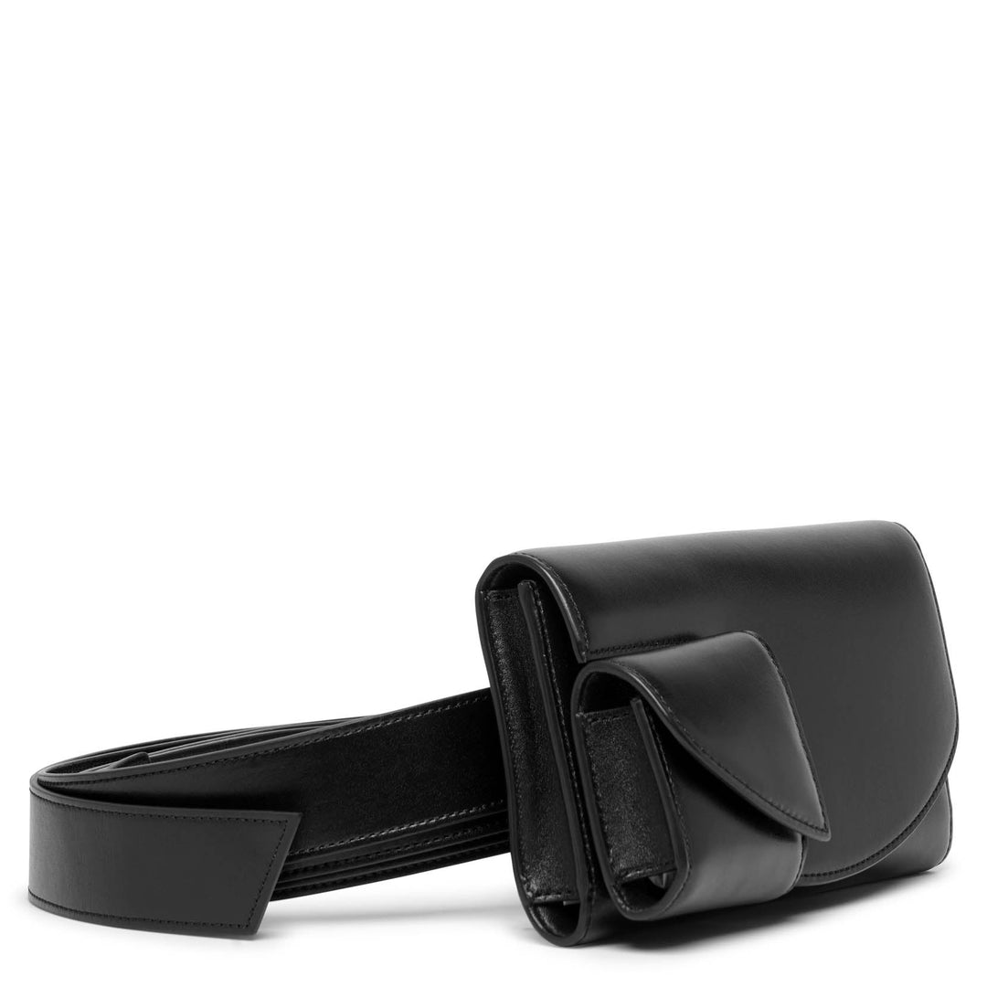 The Row | Horizontal black belt bag | Savannahs