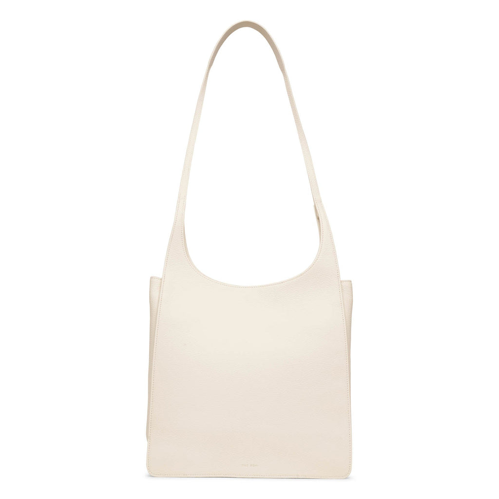 The Row Jules ivory leather tote bag Savannahs