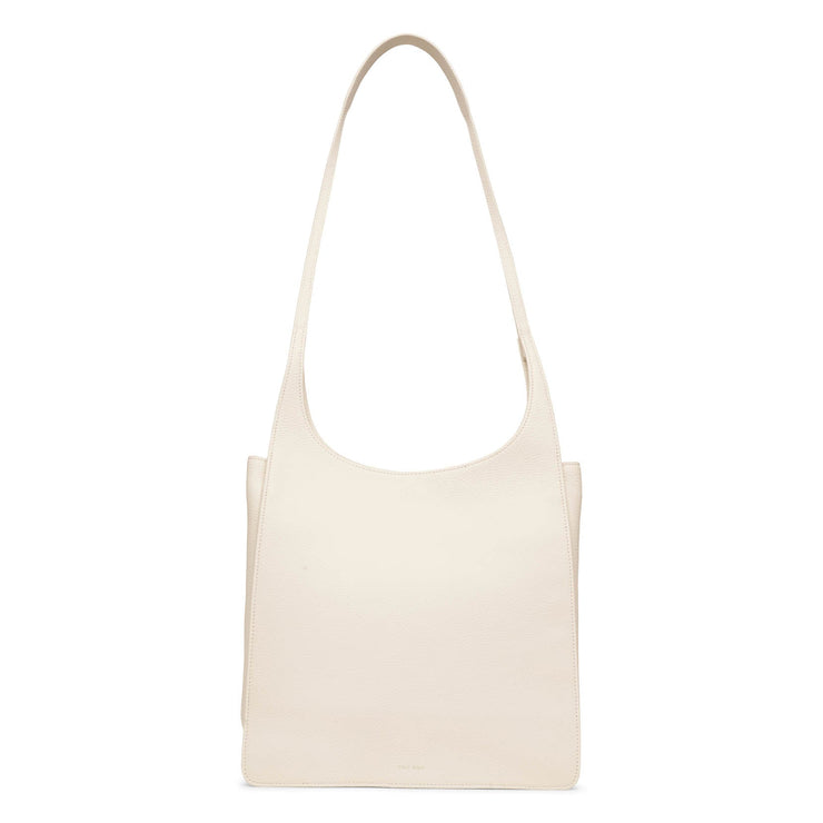 Ivory leather tote bag Clearance