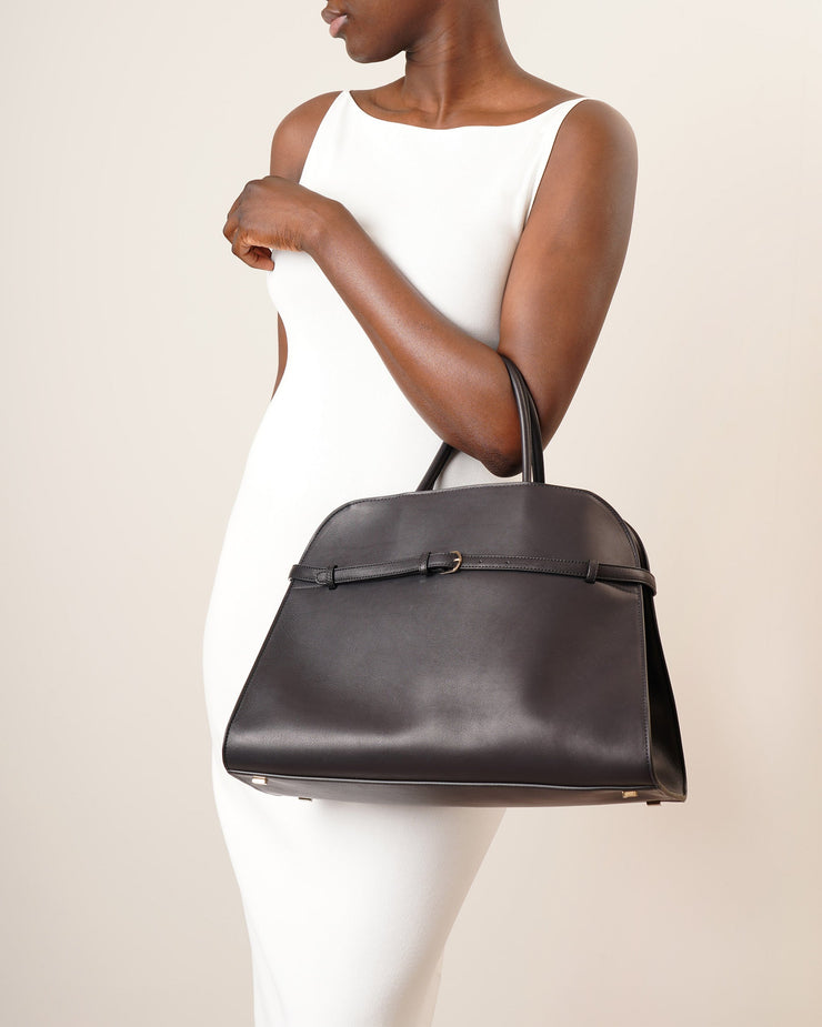 The Row | Margaux belt 15 black saddle bag | Savannahs