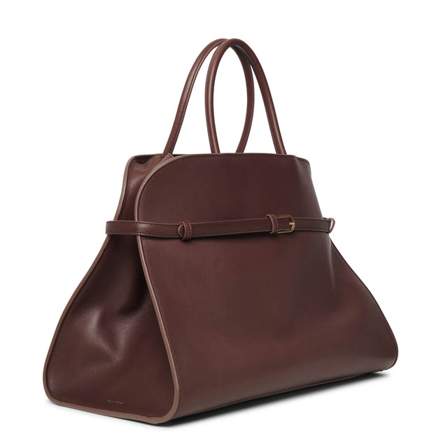 The Row | Margaux belt 15 burgundy saddle bag | Savannahs