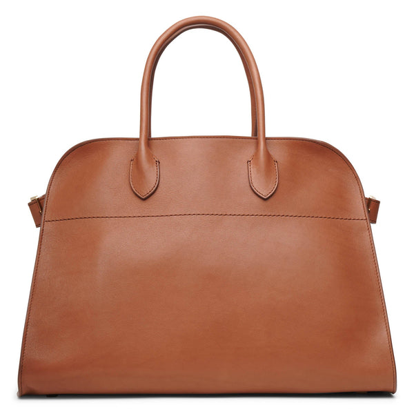 The Row | Soft Margaux 15 dark cuir saddle bag | Savannahs