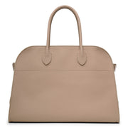 The Row, Soft Margaux 15 dark brown leather bag