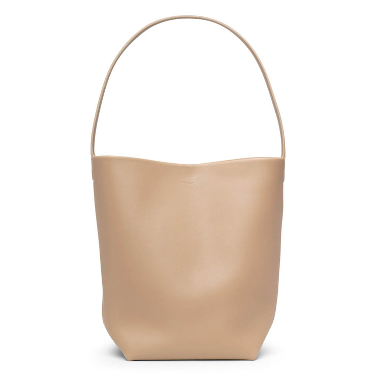 Medium N/S Park light beige tote bag