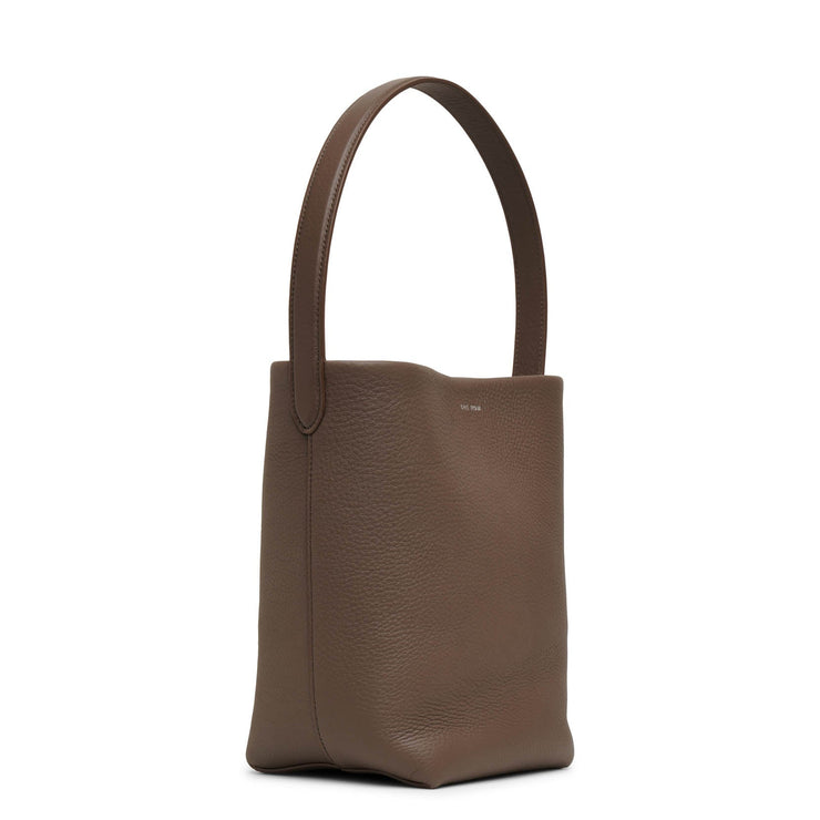 The Row Small N/s Park Elephant Leather Tote Bag in Brown