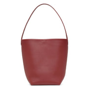 Medium N/S park terracotta leather tote bag
