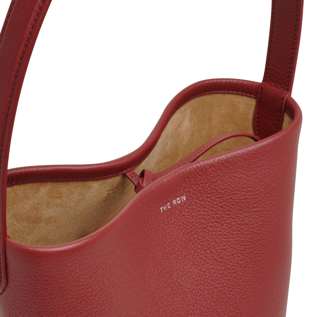 The Row | Small N/S park terracotta leather tote bag | Savannahs