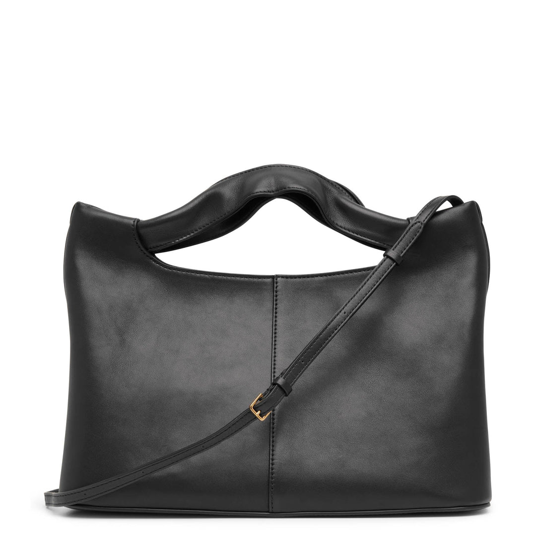 The Row | Camdem black leather bag | Savannahs