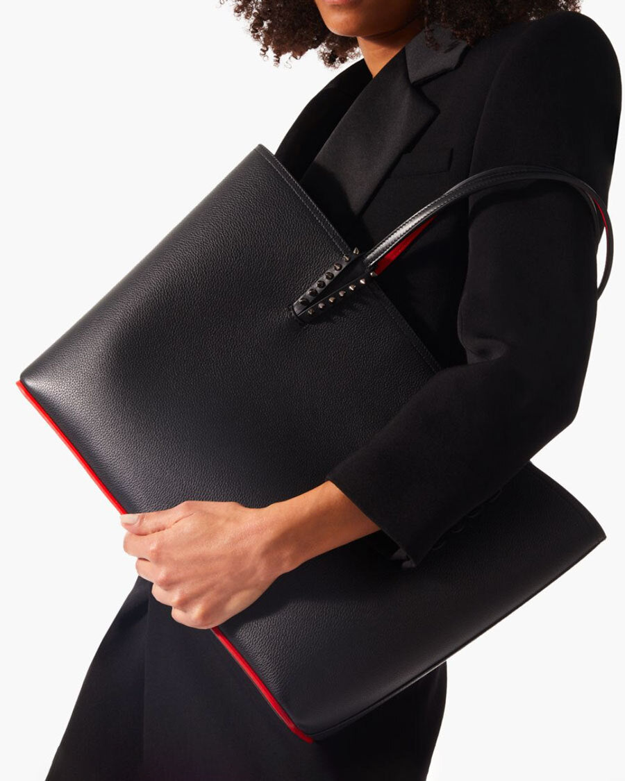【関税&送料込】Christian Louboutin Christian Louboutin Caba Christian Louboutin | Cabata black leather tote bag | Savannahs