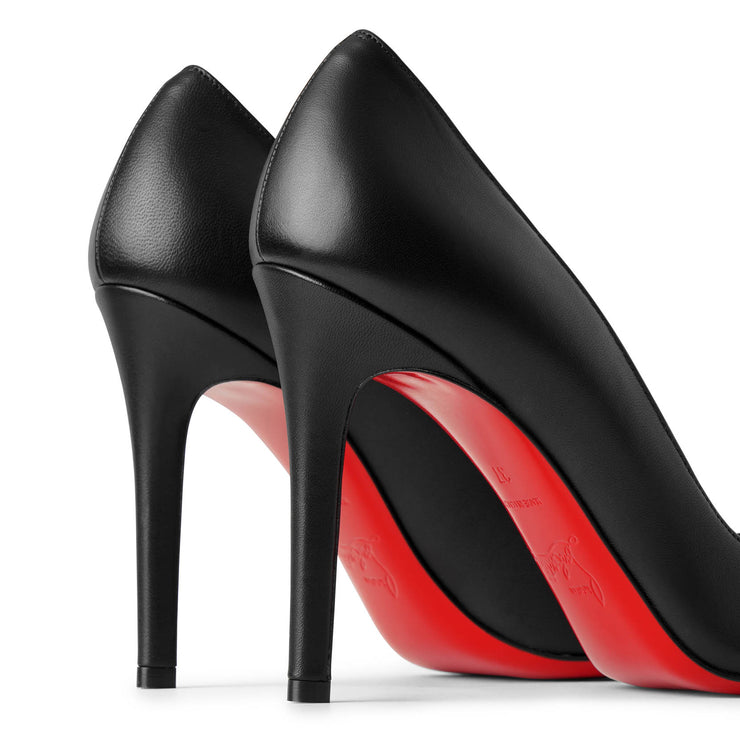 Christian Louboutin Pigalle 120m Spikes Patent Leather Pumps in Black