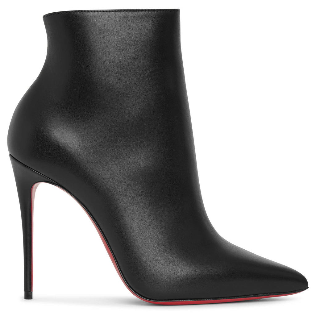 So Kate 100 Leather Ankle Boots in Black - Christian Louboutin