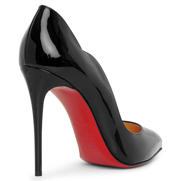 CHRISTIAN LOUBOUTIN: Hot Chick pumps in patent leather - Black