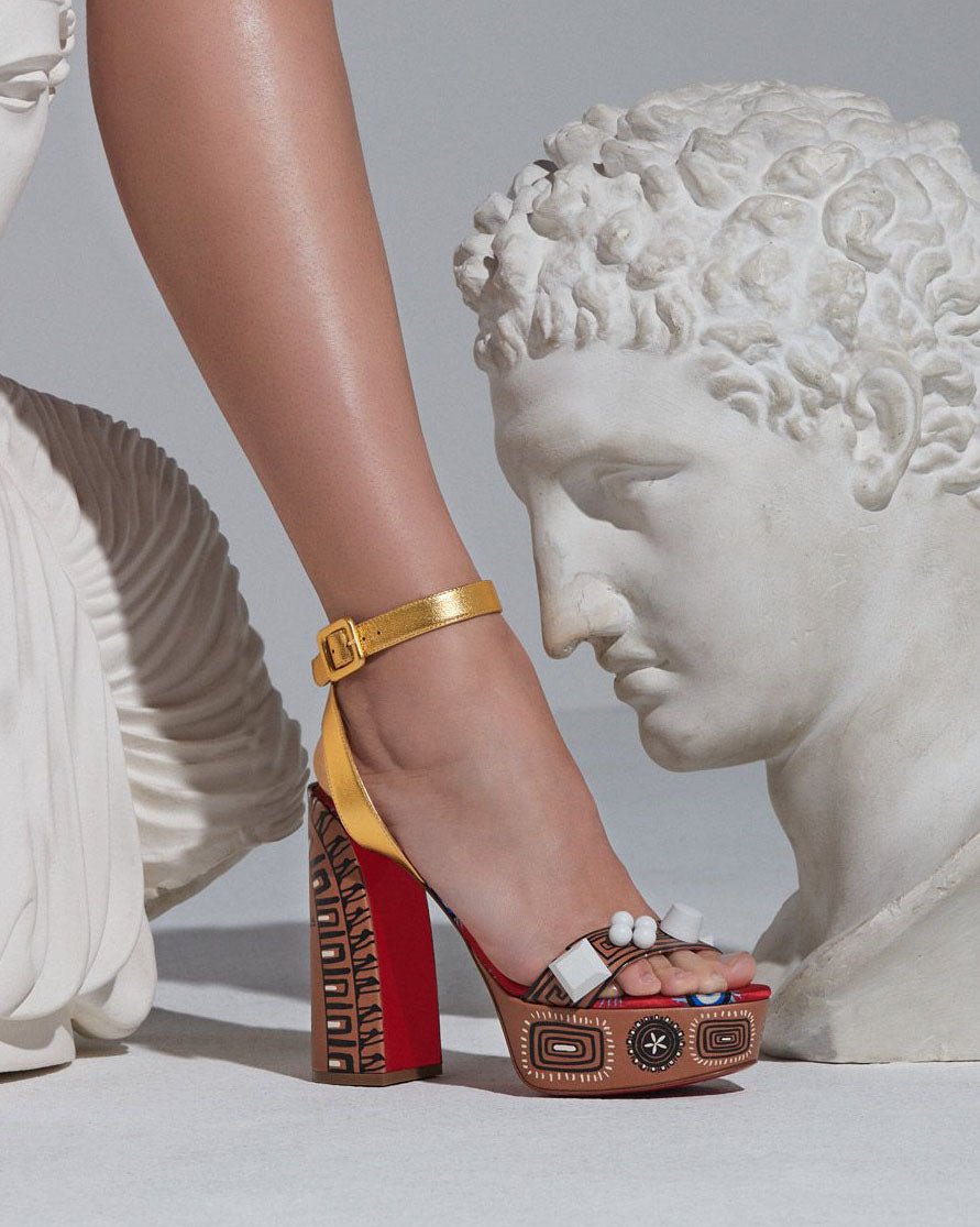Christian Louboutin | Movida Athiina 130 leather sandals