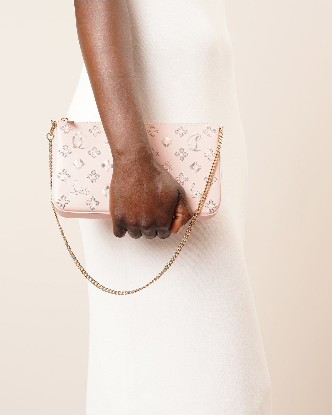 Christian Louboutin | Loubila pink patent pouch | Savannahs Christian Louboutin | Loubila pink patent pouch | Savannahs