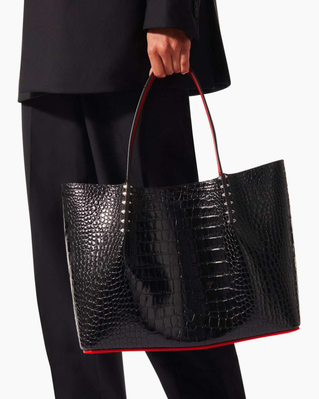 Christian Louboutin | Cabarock large calf leather tote bag