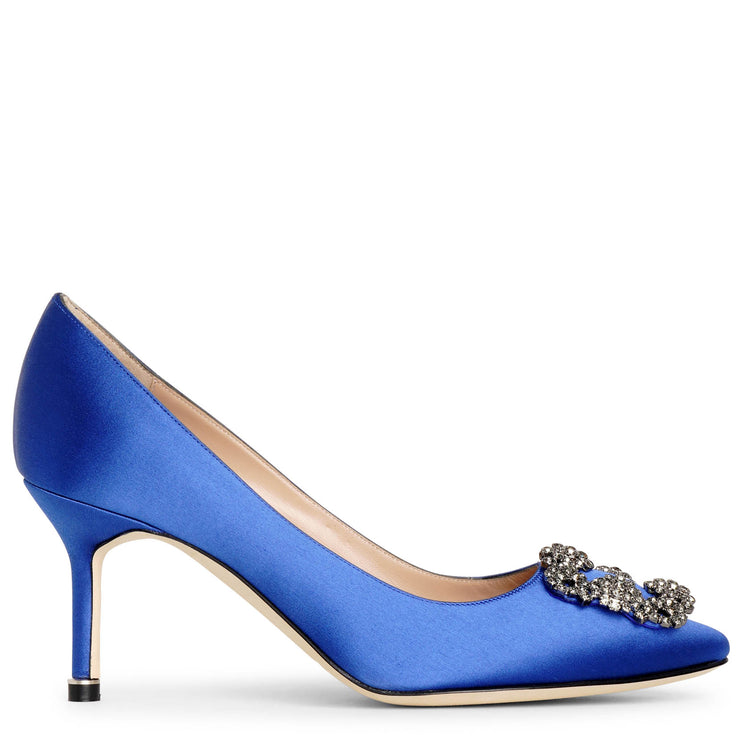 Hangisi 70 Royal blue satin pumps