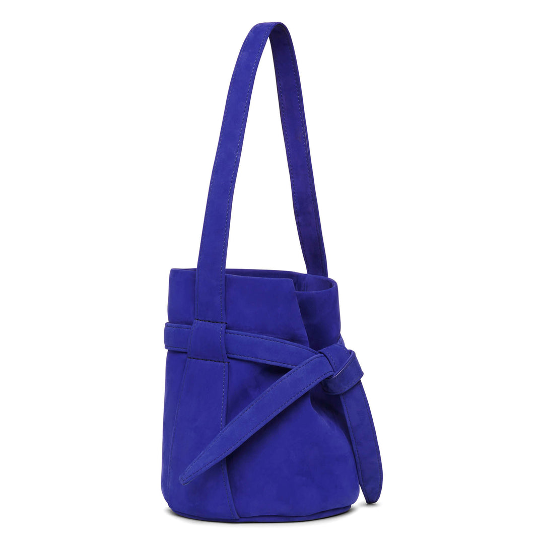 The Row | Mini Leo blue nubuck bag | Savannahs